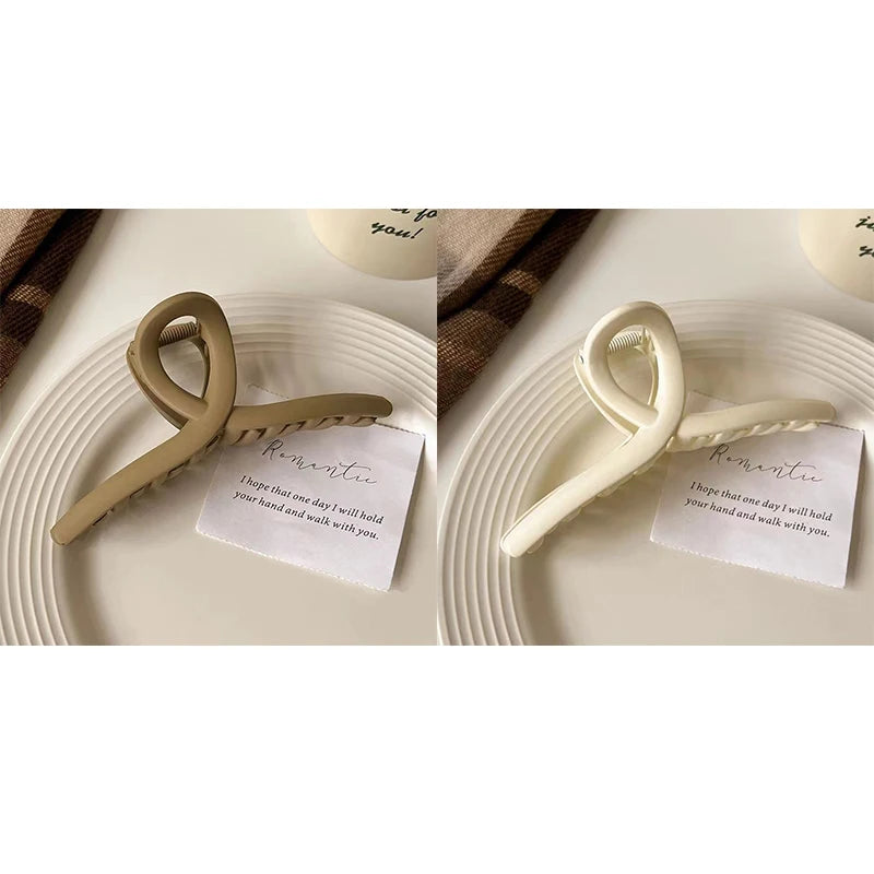 Hair Claw Clip Cross Matte Hairpin - OhSoCandi Hair