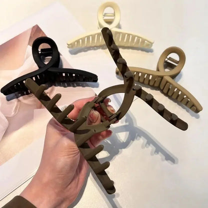 Hair Claw Clip Cross Matte Hairpin - OhSoCandi Hair