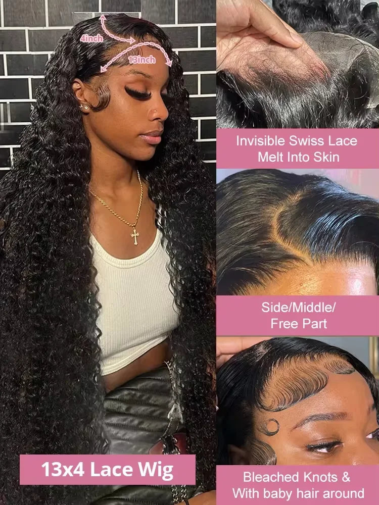 13x4 and 13x6 Deep Wave - OhSoCandi Hair