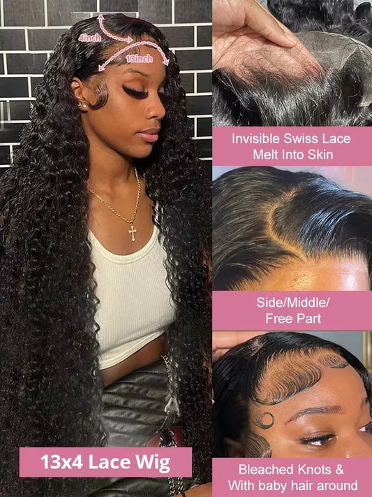 13x4 and 13x6 Deep Wave - OhSoCandi Hair